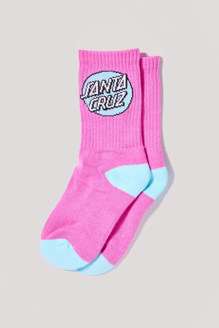 Santa Cruz Other Dot Youth Crew 4-Pack Socks 
