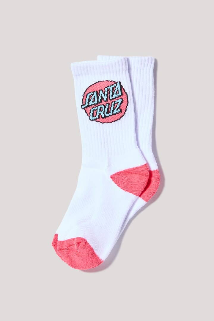 Santa Cruz Other Dot Youth Crew 4-Pack Socks 