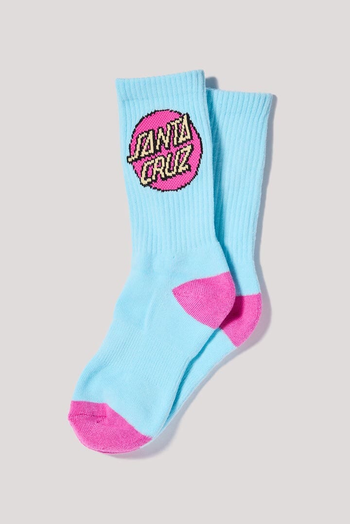 Santa Cruz Other Dot Youth Crew 4-Pack Socks 