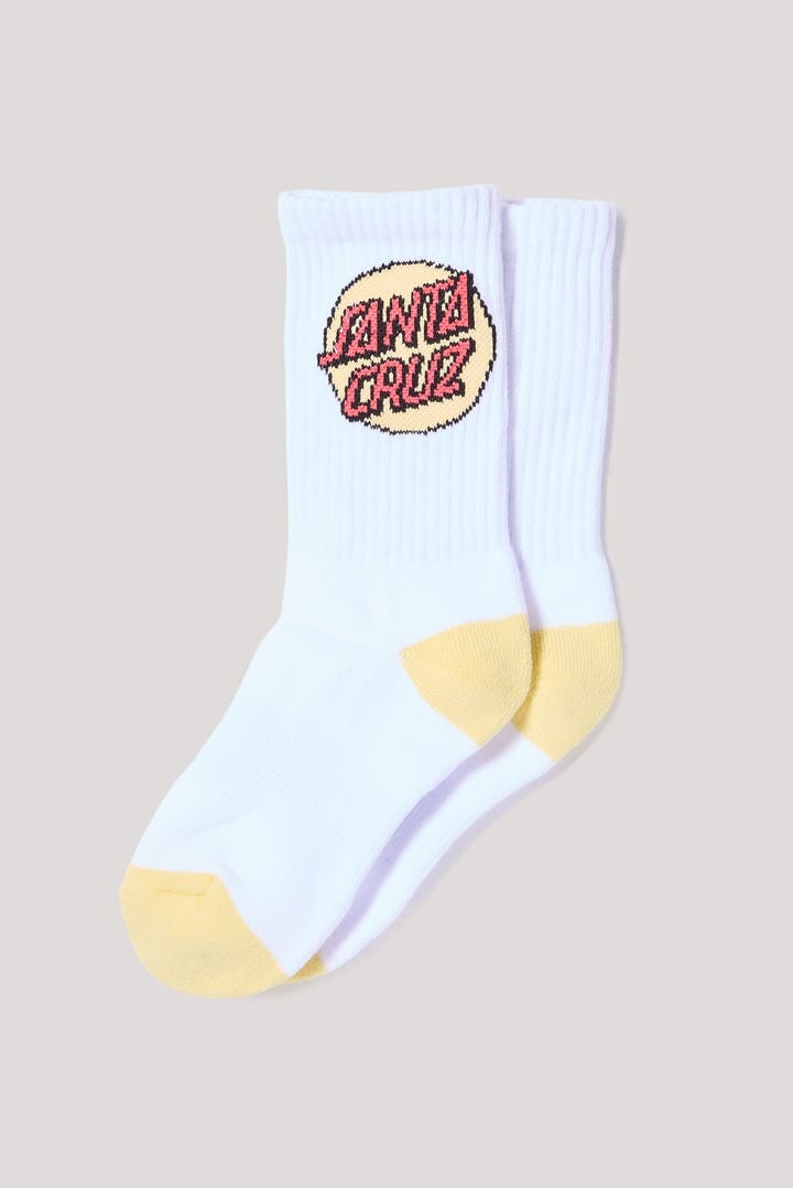 Santa Cruz Other Dot Youth Crew 4-Pack Socks 