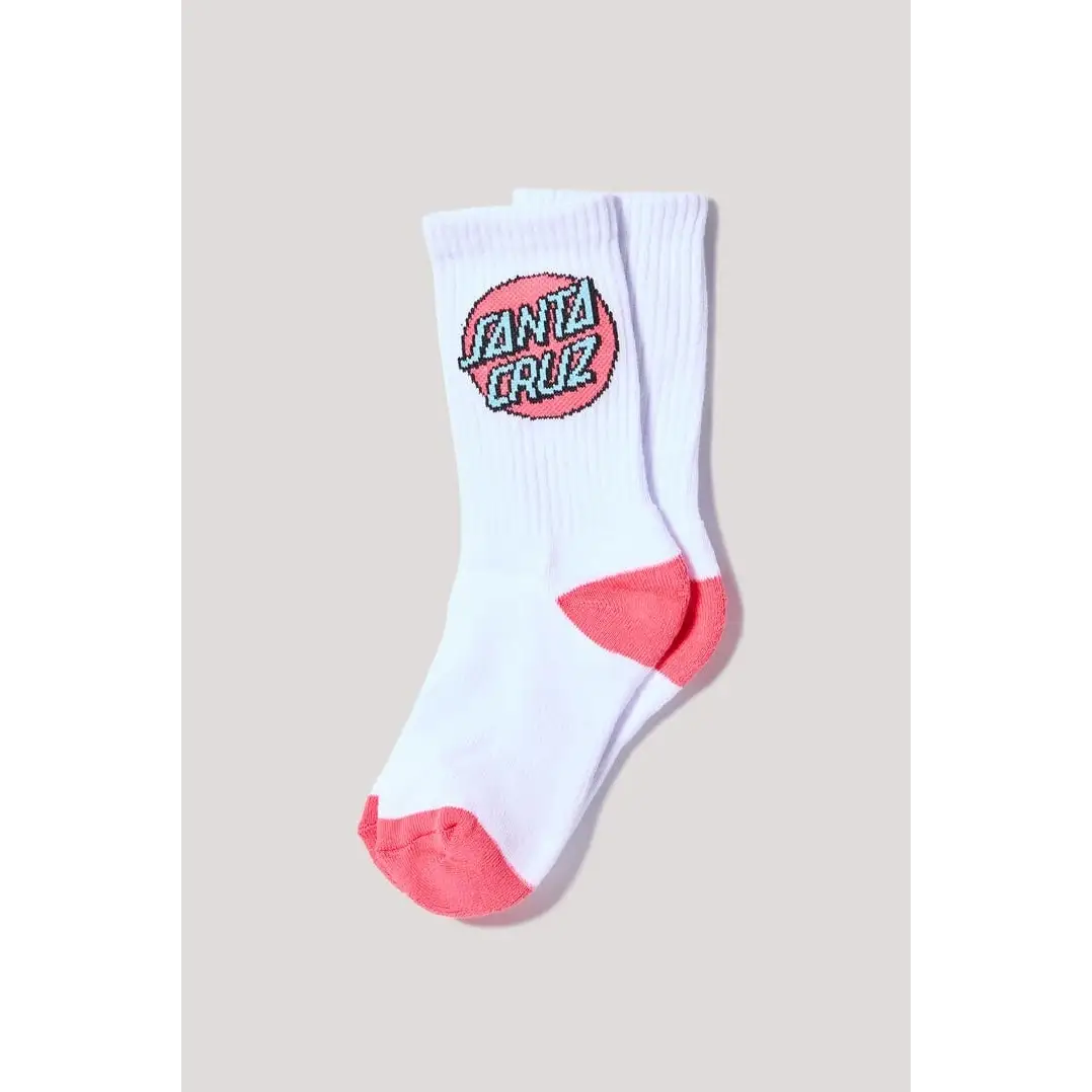 Santa Cruz Other Dot Youth Crew 4-Pack Socks 