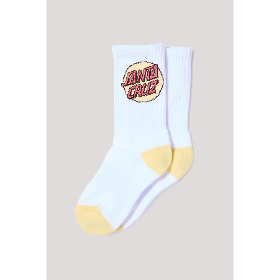 Santa Cruz Other Dot Youth Crew 4-Pack Socks 