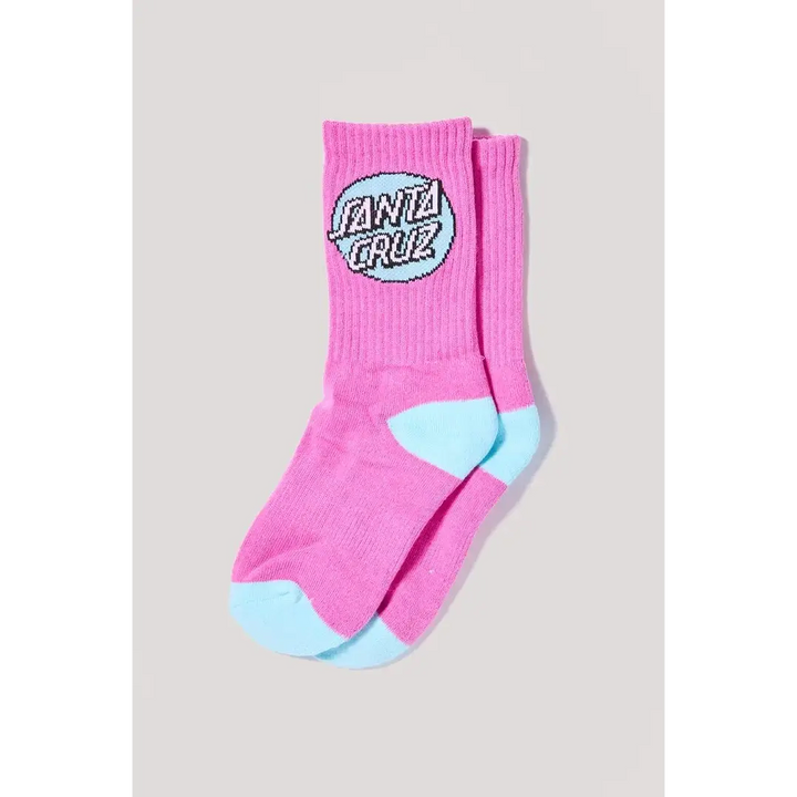 Santa Cruz Other Dot Youth Crew 4-Pack Socks 