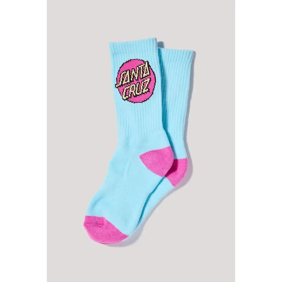 Santa Cruz Other Dot Youth Crew 4-Pack Socks 