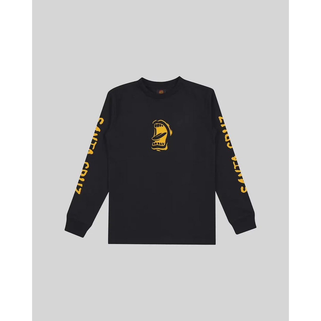 Santa Cruz Screaming Mouth Mono Front Long Sleeve T-Shirt