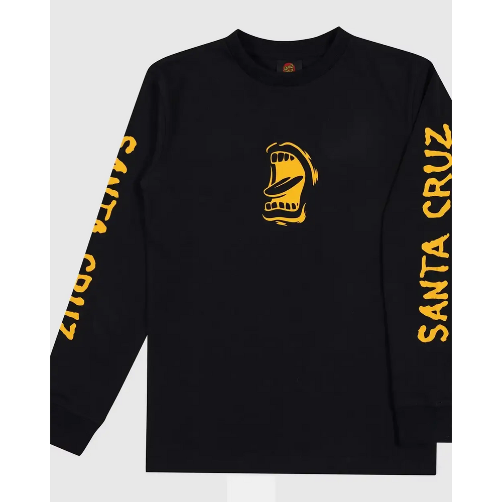 Santa Cruz Screaming Mouth Mono Front Long Sleeve T-Shirt