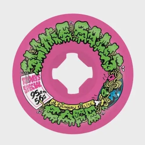 Santa Cruz Slime Balls Double Take Cafe Vomit Mini 95A Skate Wheels 