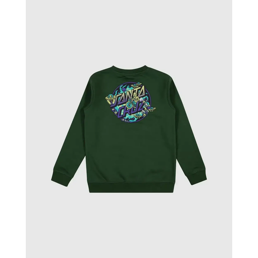 Santa Cruz Winkowski Dope Planet 2 Dot Crew Sweater