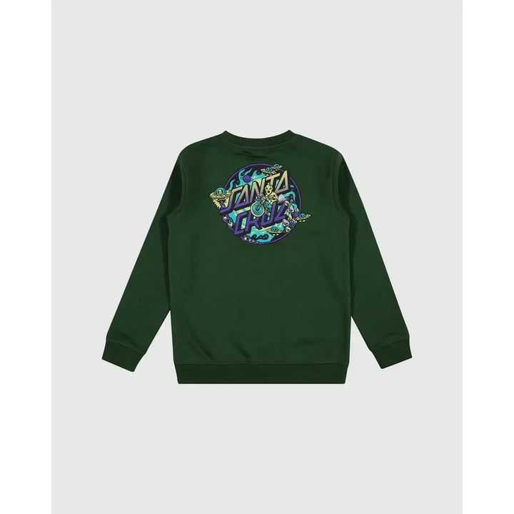Santa Cruz Winkowski Dope Planet 2 Dot Crew Sweater