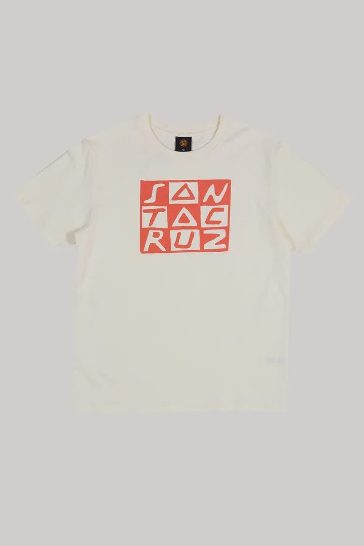 Santa Cruz Youth Checker Block Front Oversized T Shirt 
