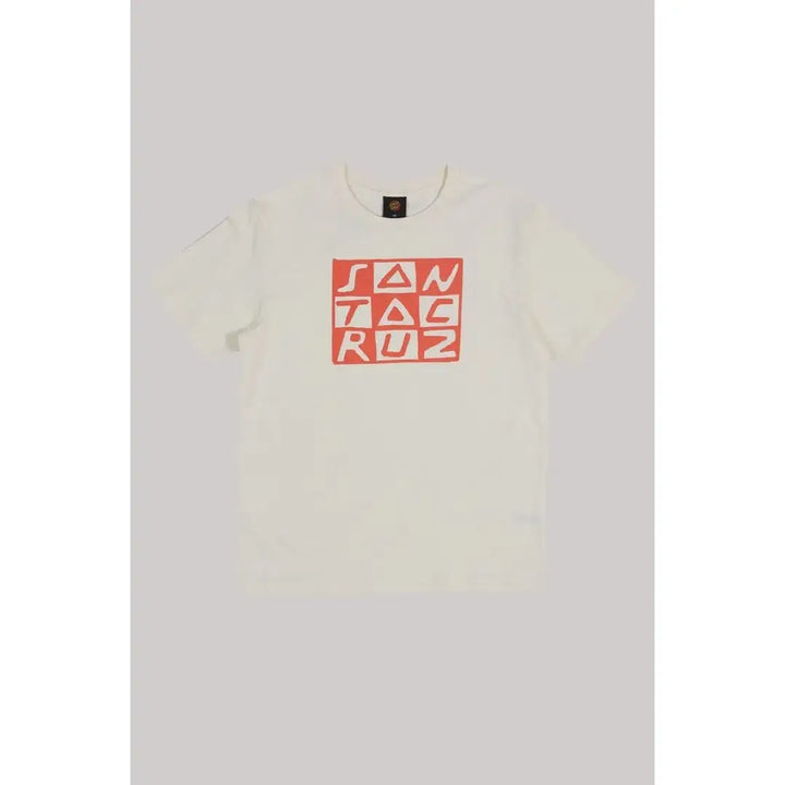 Santa Cruz Youth Checker Block Front Oversized T Shirt 