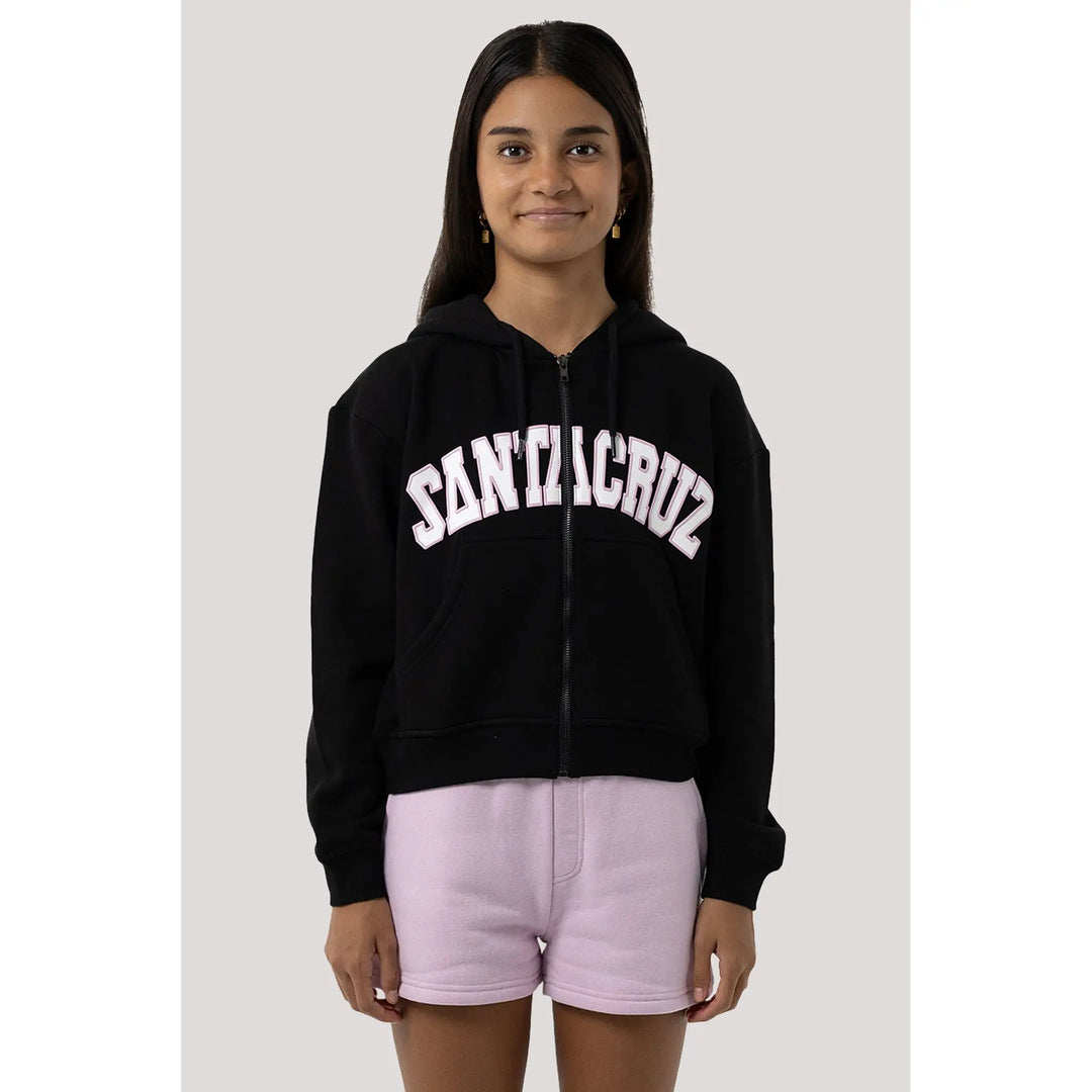 Santa Cruz Youth Collegiate Strip Front Hoodie