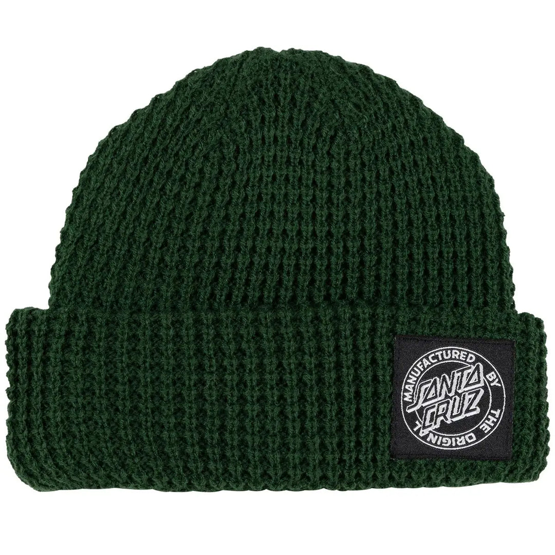Santa Cruz Youth MFG Dot Beanie - Dark Green