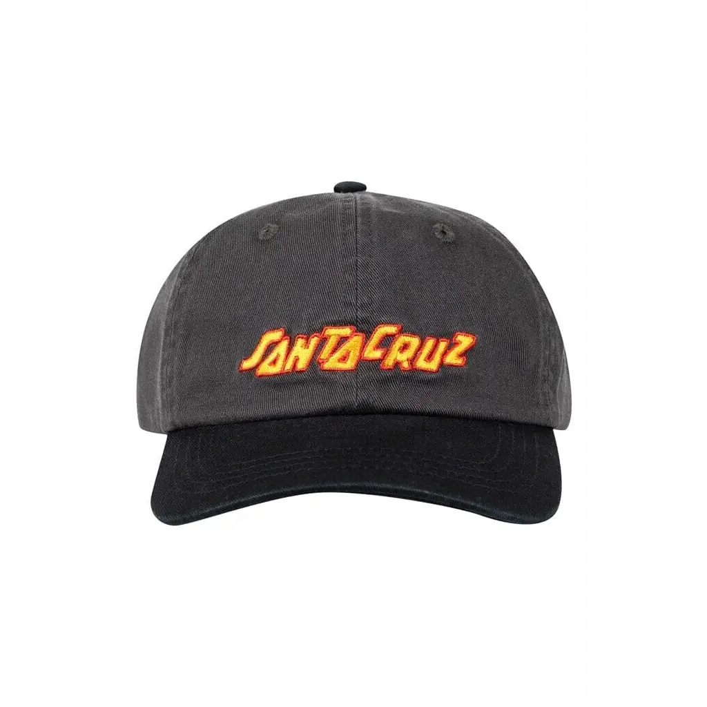 Santa Cruz Youth Singular Script Strip Dad Cap 