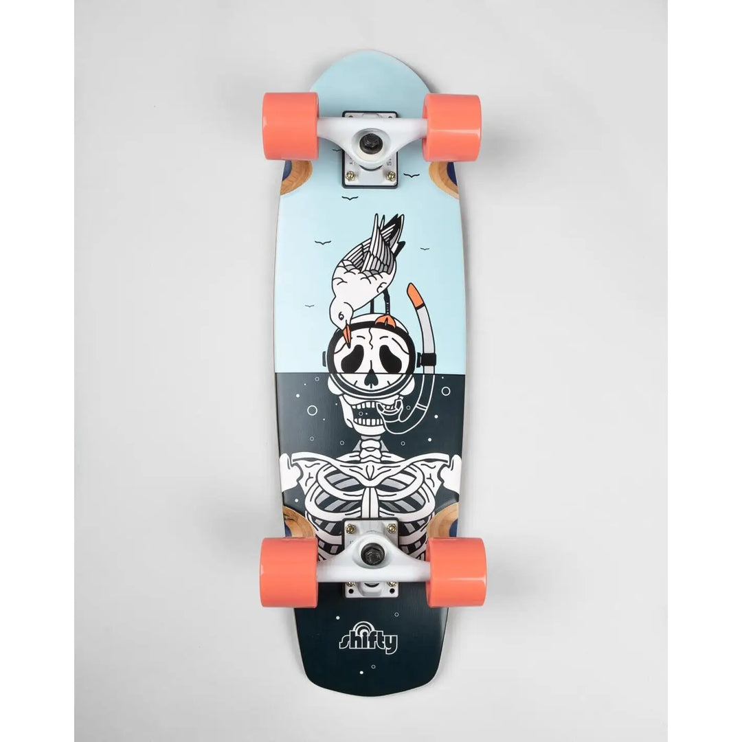 Shifty Reaper Snorkel Longboard Complete Skateboard 