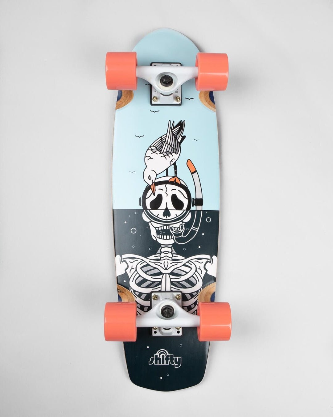 Shifty Reaper Snorkel Longboard Complete Skateboard 