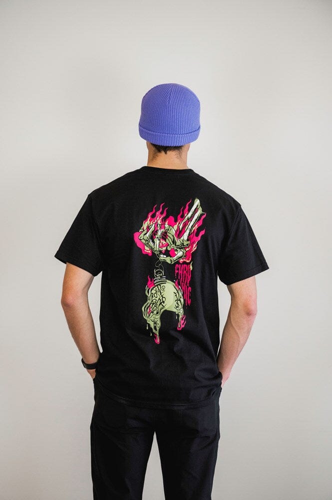 SKI AND DESTROY TEE BLACK XL 