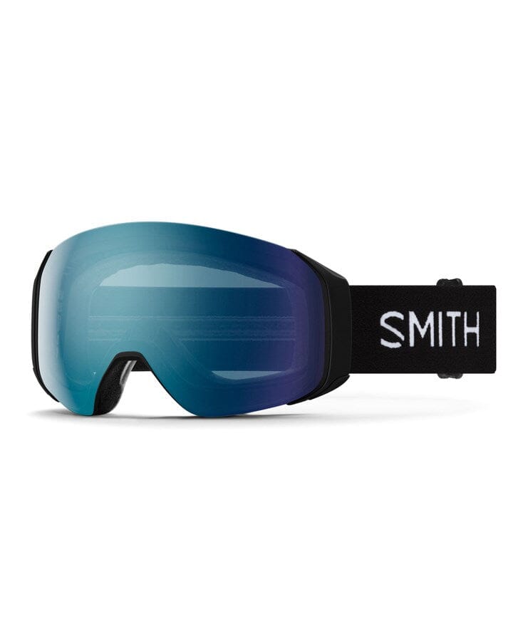 Smith 4D MAG S Snow Goggles 2024 Black ChromaPop Everyday Blue Mirror 23% VLT / Chromapop Storm Blue Sensor Mirror 55% VLT 