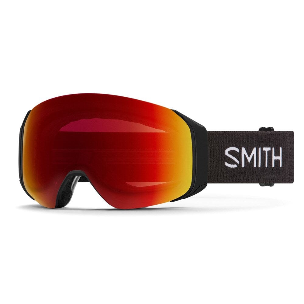 Smith 4D MAG S Snow Goggles 2024 Black ChromaPop Sun Red Mirror 16% VLT / Chromapop Storm Yellow Flash 65% VLT 