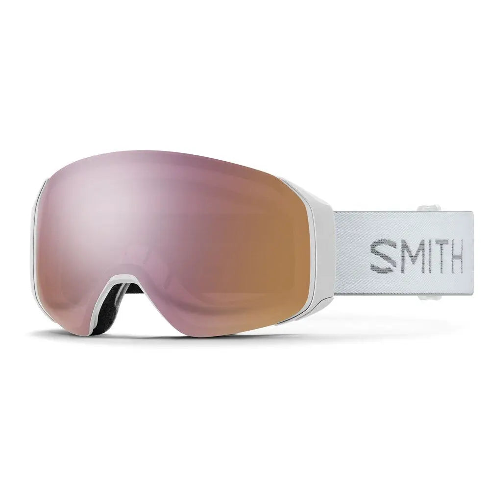 Smith 4D MAG S Snow Goggles 2026 - White Chunky Knit / CP Everyday Rose Gold / CP Storm Rose Flash