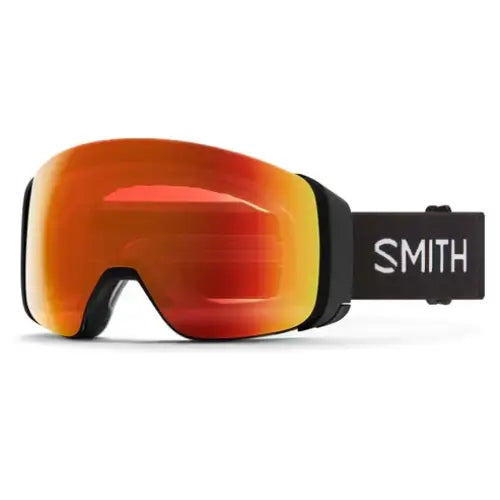 Smith 4D MAG Snow Goggle - Black / ChromaPop Everyday Red Mirror 25% VLT / ChromaPop Storm Yellow Flash 65% VLT