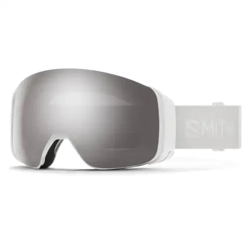 Smith 4D MAG Snow Goggle - White Vapor / ChromaPop Sun Platinum Mirror 13% VLT / ChromaPop Storm Blue Sensor Mirror 55%
