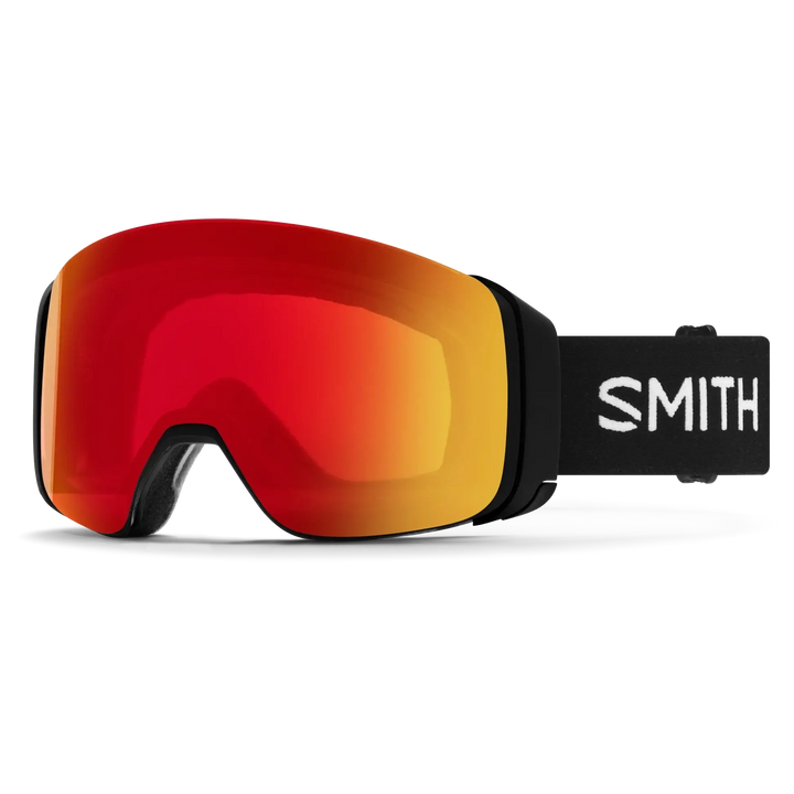 Smith 4D Mag Snow Goggles - Black / Chromapop Everyday Red Mirror