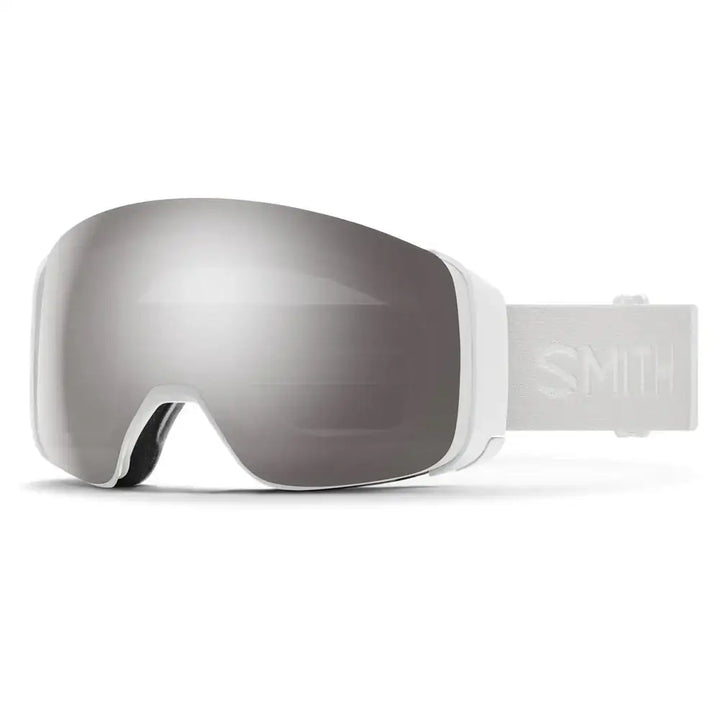 Smith 4D Mag Snow Goggles - White Vapor / CP Sun Platinum Mirror / CP Storm Blue Sensor Mirror