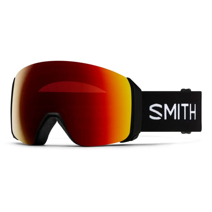 Smith 4D Mag XL Snow Goggles 2025 Black / Sun Red Mirror / Storm Yellow Flash 