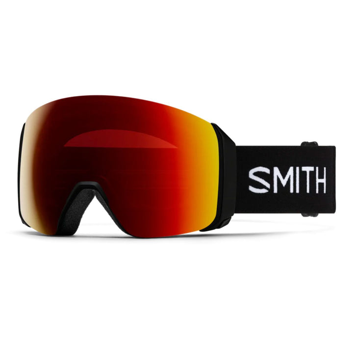 Smith 4D Mag XL Snow Goggles 2025 Black / Sun Red Mirror / Storm Yellow Flash 