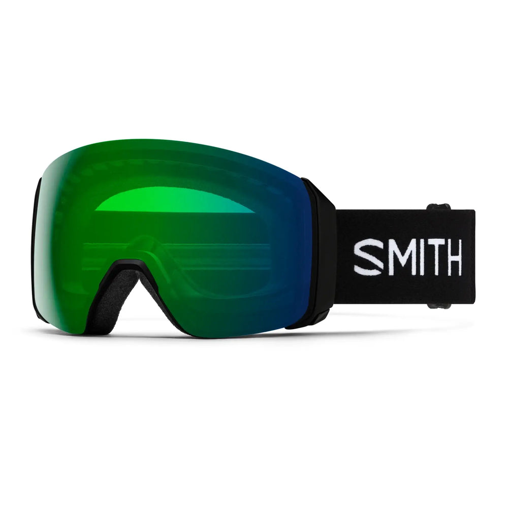 Smith 4D Mag XL Snow Goggles - Black / Chromapop Everyday Green Mirror