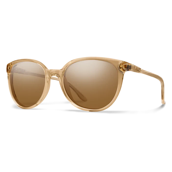 Smith Cheetah Polarised Sunglasses Champagne Crystal / CP Polar Brown 