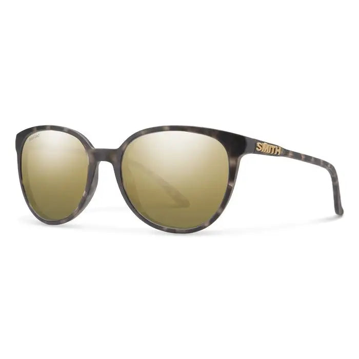 Smith Cheetah Polarised Sunglasses Matte Ash Tort / Polarised Gold Mirror 