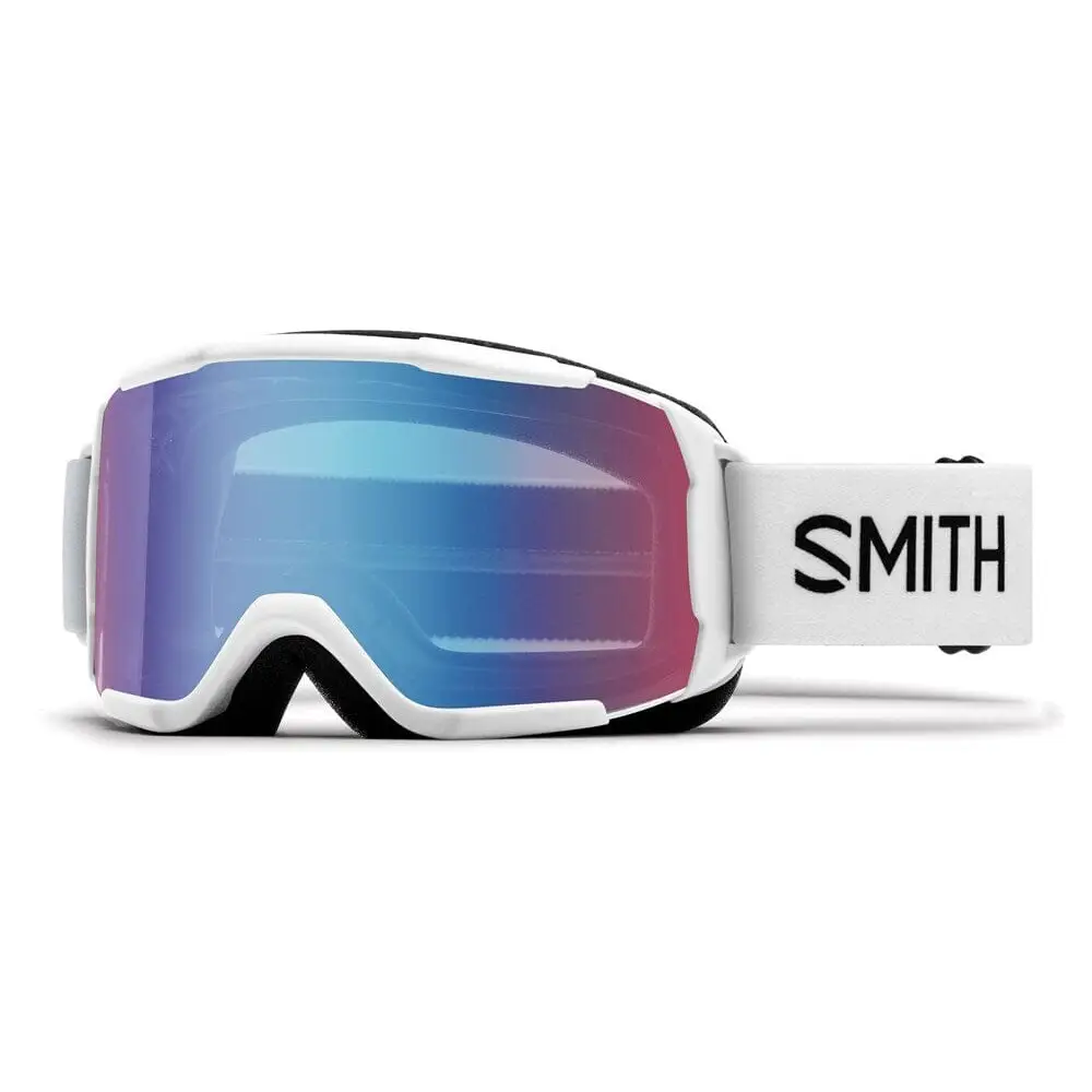 Smith Daredevil Snow Goggles 2024 White Blue Sensor Mirror 