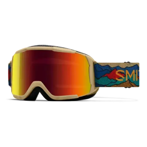 Smith Daredevil Snow Goggle - Sandstorm Summits / Red Sol-X Mirror /Extra Lens Not Included