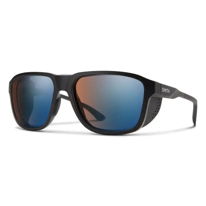 Smith Embark Photochromic Sunglasses - Matte Black / CP Glacier Photochromic Copper Blue Mirror