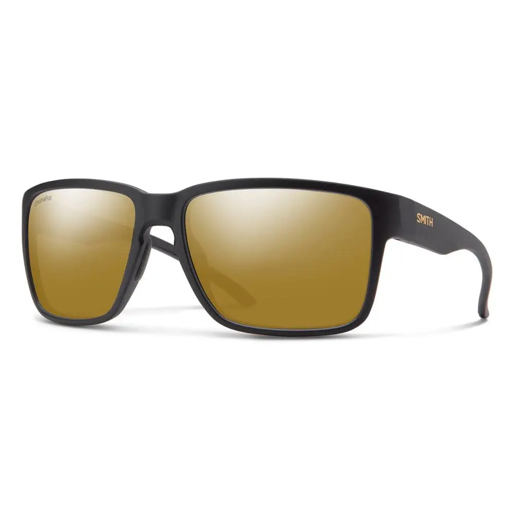 Smith Emerge Polarised Sunglasses Matte Black / CP Polarised Bronze Mirror 