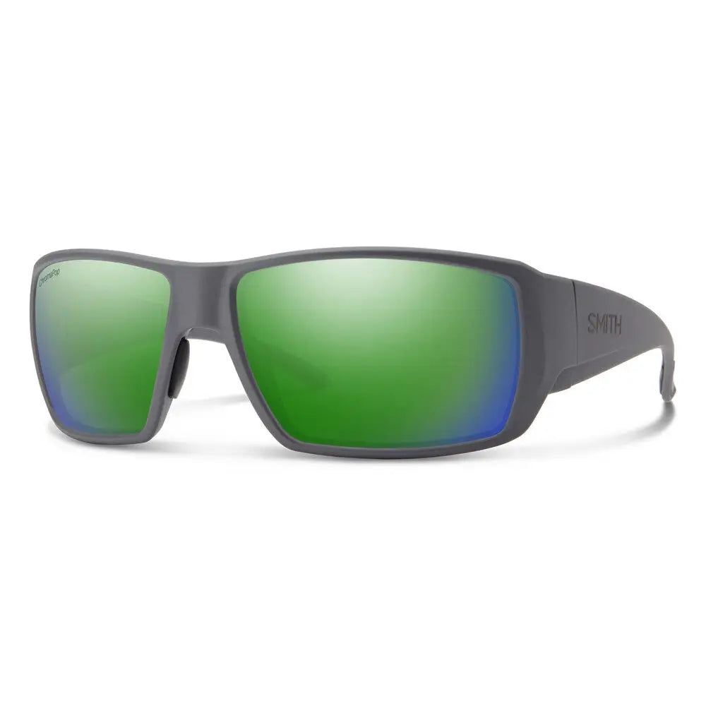 Smith Guides Choice XL Polarised Sunglasses - Matte Black / CP Polarised Grey Green