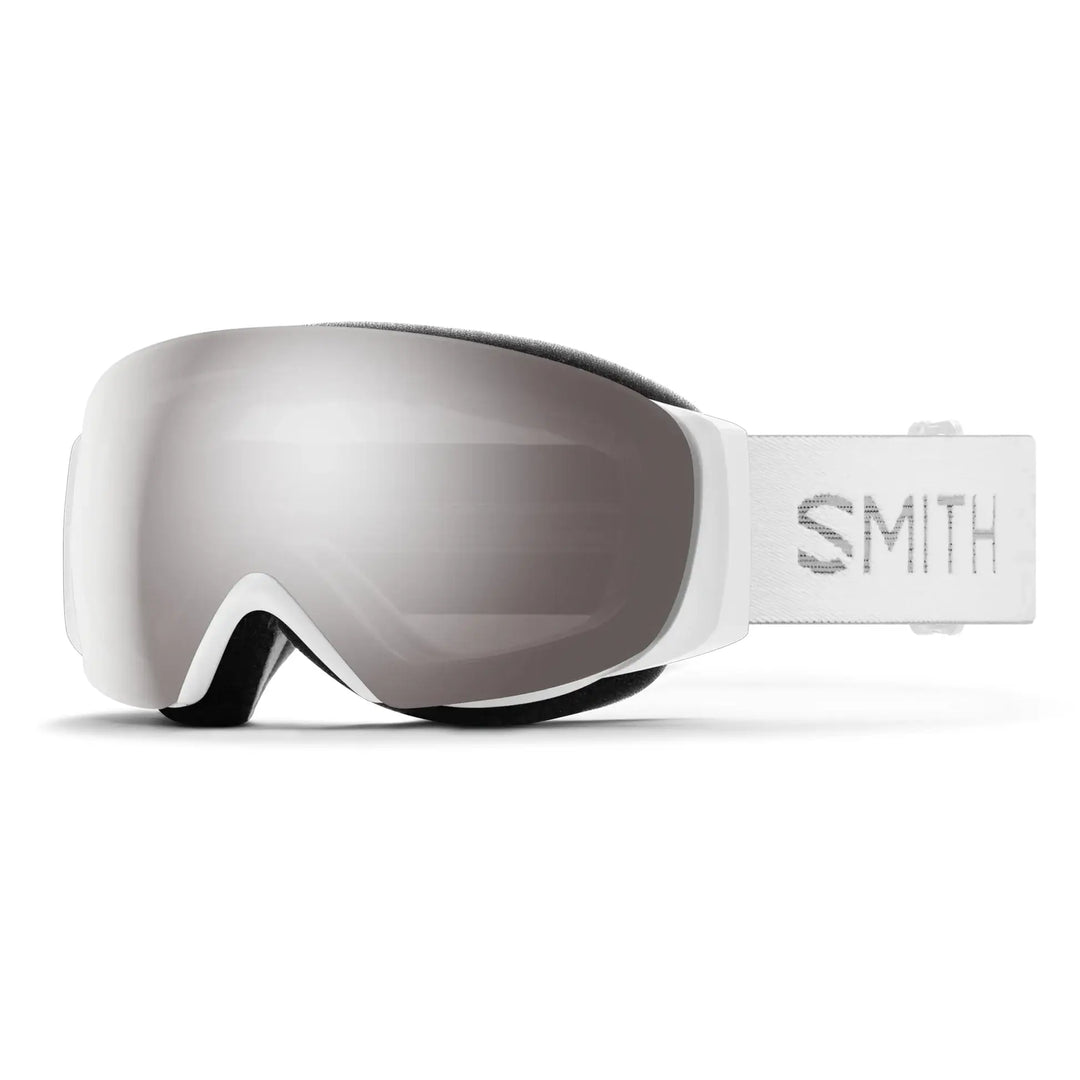 Smith I/O Mag S Snow Goggles - White Chunky Knit / Chromapop Sun Platinum Mirror