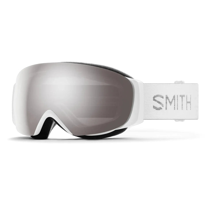 Smith I/O Mag S Snow Goggles - White Chunky Knit / Chromapop Sun Platinum Mirror
