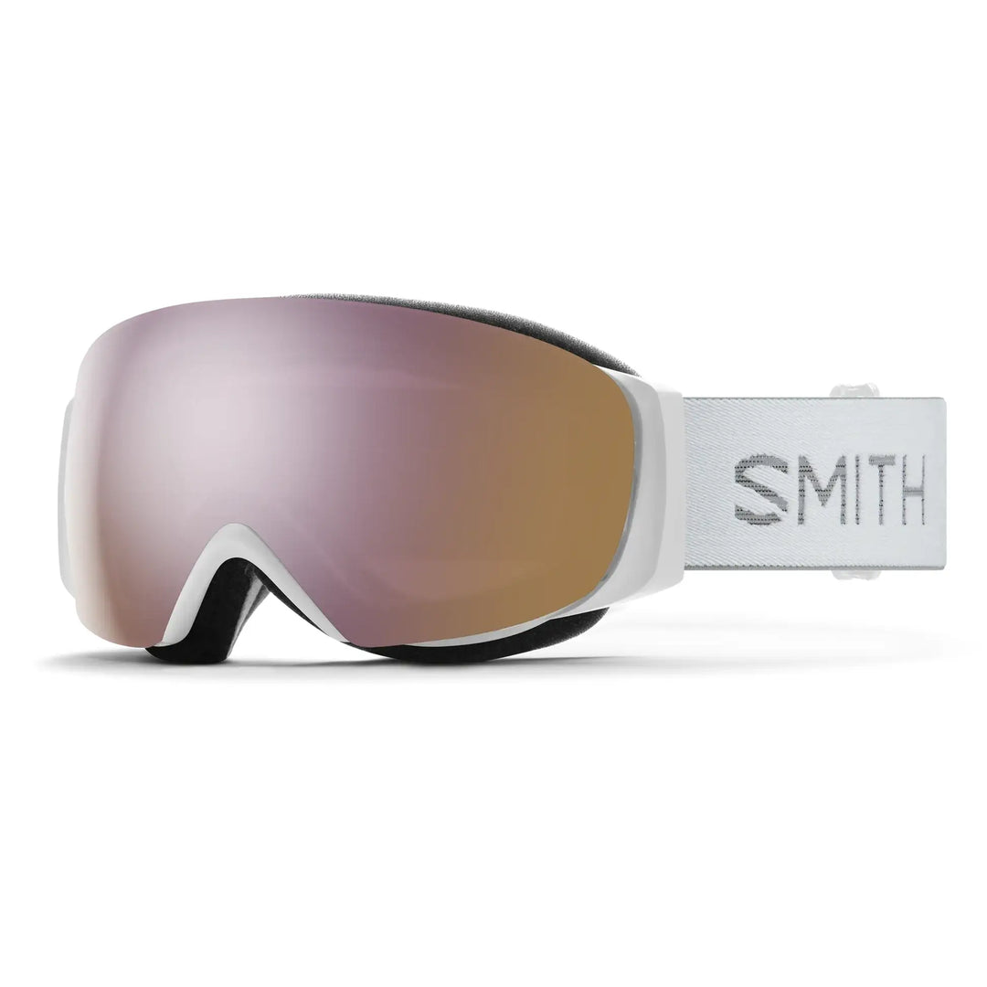 Smith I/O Mag S Snow Goggles - White Chunky Knit / CP Everyday Rose Gold Mir