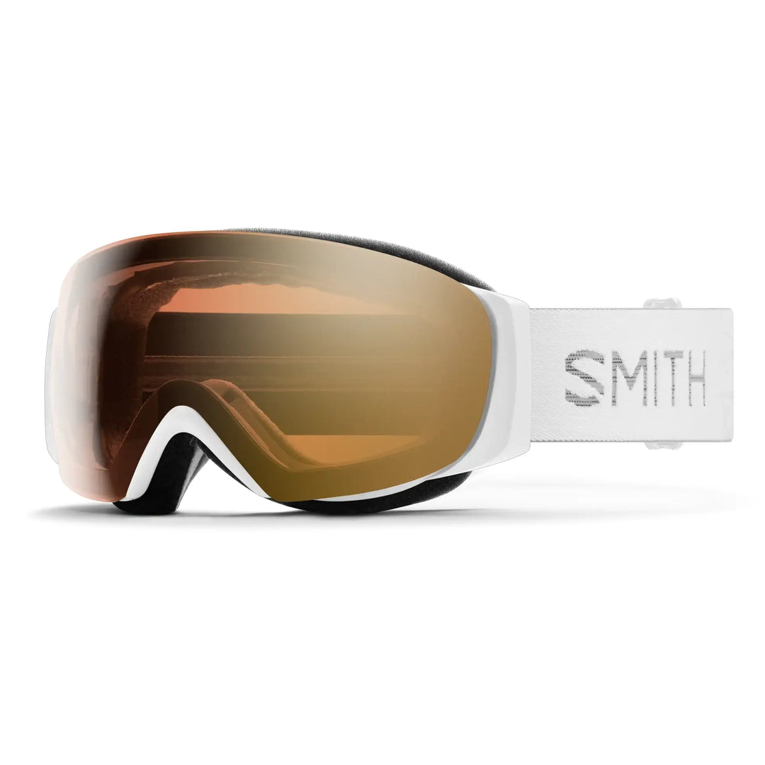 Smith I/O Mag S Snow Goggles - White Chunky Knit / CP Pro Photochromic Gold