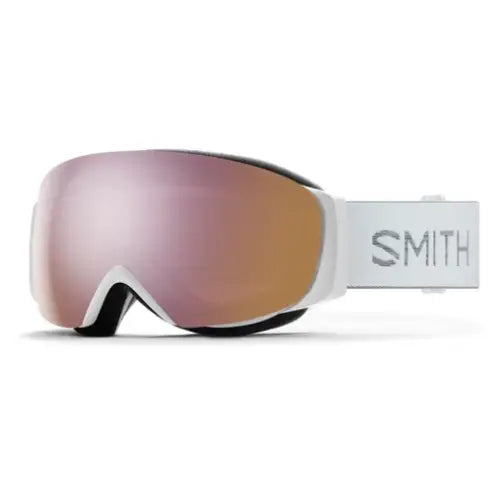 Smith I/O MAG Snow Goggle - White Vapor / ChromaPop Everyday Rose Gold Mirror 22% VLT / ChromaPop Storm Rose Flash 50%