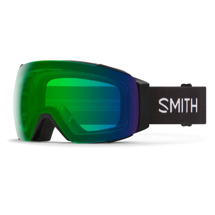 Smith I/O Mag Snow Goggles - Black / Chromapop Everyday Green Mirror