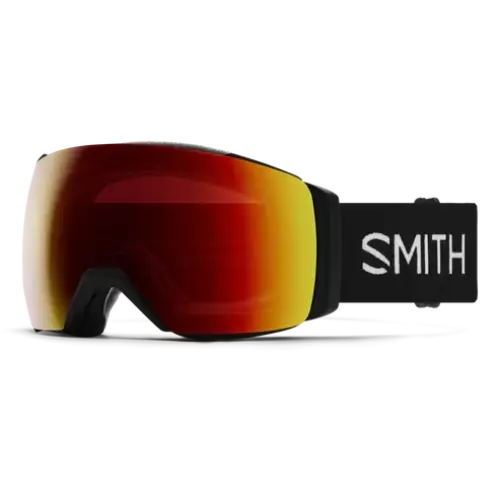 Smith I/O MAG XL Snow Goggle - Black / ChromaPop Sun Red Mirror 16% VLT / ChromaPop Storm Yellow Flash 65% VLT