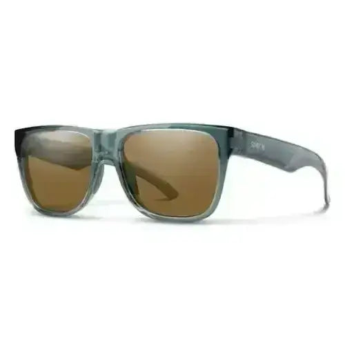 Smith Lowdown 2 Polarised Sunglasses Crystal Stone Green / CP Polarised Brown 