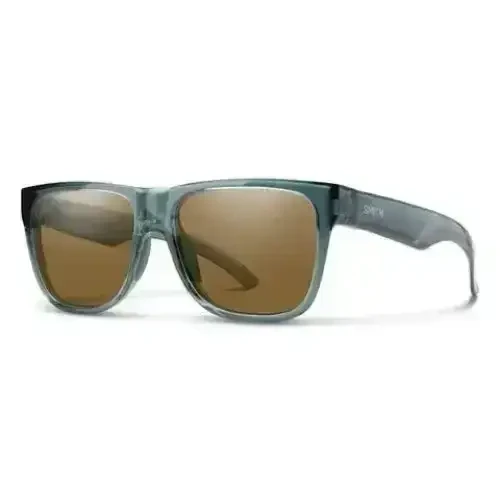 Smith Lowdown 2 Polarised Sunglasses Crystal Stone Green / CP Polarised Brown 