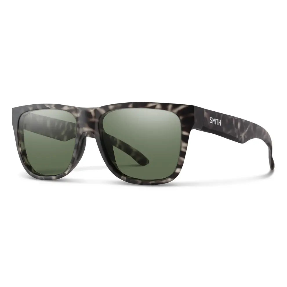 Smith Lowdown 2 Polarised Sunglasses - Matte Grey Tortoise / CP Polarised Grey Green