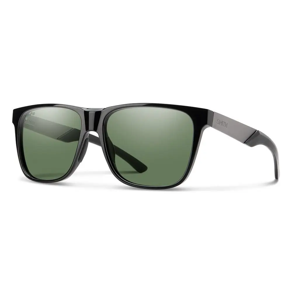 SMITH LOWDOWN STEEL XL POLARIZED SUNGLASSES Black ChromapopPolarized GreyGreen 