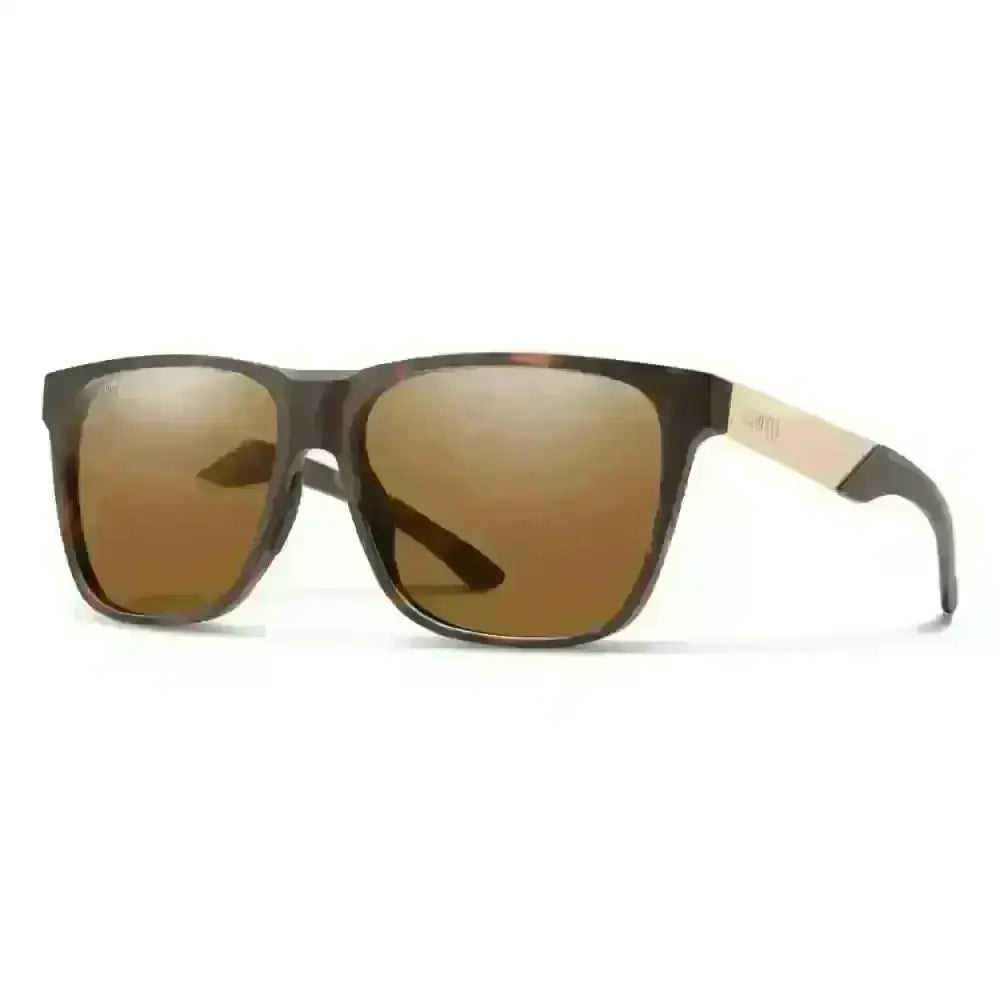 Smith Lowdown Steel XL Polarised Sunglasses Matte Tortoise / CP Polarised Brown 